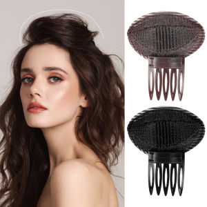 Puff Hair Head Cushion Invisible Fluffy Hair Pad Sponge Clip Bun Bump It Up Volume Hair Base For Women and Girls Hair Accessory