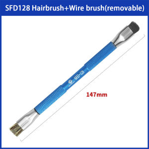 SFD128 Hard Brushing Brush for Mobile Motherboard Repair IC Pad Cleaning Brush Hard Brushing Brush Welding Oil Cleaning Brush