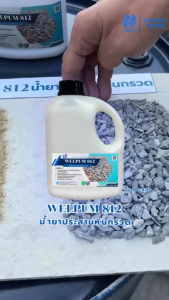 WELPUM 812 สูตรพิเศษ น้ำยาประสานหินกรวด ทนแดด/ทนฝน สำหรับงานหิน คุณภาพสูง
