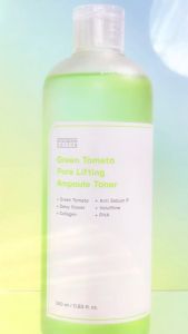 Sungboon Editor Green Tomato Pore Lifting Ampoule Toner 350ml - หนังสือแปรผิวหน้าพื้นผู้ชาย 350ml