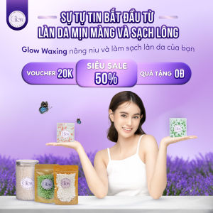 Sáp Wax Lông Nóng Sữa Dừa Cao Cấp Glow Waxing Siêu Bám Lông Chuyên Dùng Wax Body Nách Và Đặc Biệt Là Bikini Tặng Que Phết Sáp Wax Lông Dùng Được Cho Da Nhạy Cảm