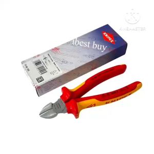KNIPEX คีมปากเฉียง ด้ามกันไฟฟ้า Made in Germany รุ่น 7006160