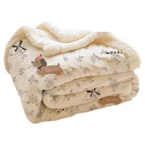 YANYANGTIAN | Lamb Fleece Warm Sofa Office Nap Blanket