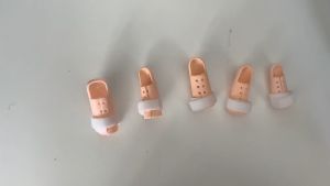 Pelindung Ujung Jari Penyangga Penjepit Penyangga Jari PE untuk Imobilisasi Buku Jari Radang Sendi