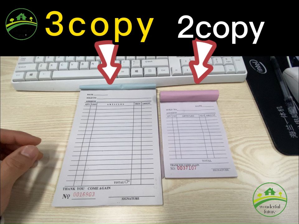 2ply/3ply Receipt for business Delivery Receipt resibo carbonized note books pads