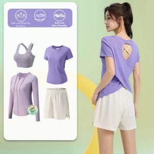 BAISILING | Back Beauty Loose Womens Summer Sports Set