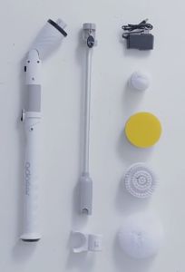 Electric Scrubber Cordless Electric Spin Power Bathroom Toilet Tub Tile Glass Floor Shower Cleaning Brush