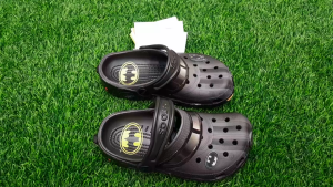 CrocsFanClub – PB360 - Sục Batman (Người Dơi) trẻ em siêu nhẹ sục siêu anh hùng