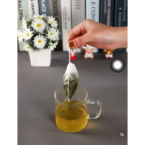 High Quality Drawstring Filter Bag (Tea Coffee Herbs Spices) 6cm x 8cm Box of 100