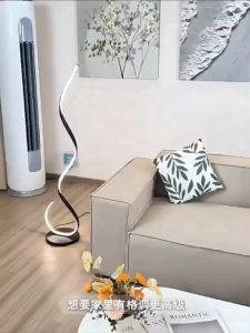 โคมไฟตั้งพื้นสไตล์นอร์ดิกแบบเลดด์ หรูหราแต่เรียบง่าย สำหรับใช้ในบ้านสมัยใหม่ เส้นสายเรียบง่าย เหมาะสำหรับห้องนั่งเล่น โซ