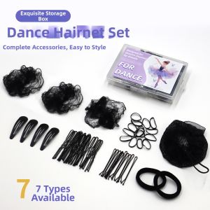seebela | Dance Examination Hair Bun Making Hair Net for Children Dancing Latin