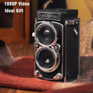 CHUZHAO Mini Retro Digital Camera with 1.54inch Screen 1080p Video 12MP Photos Compact Vintage Portable for Birthday Gift