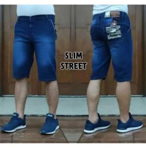BAYAR DI TEMPAT / COD celana pendek jeans pria dewasa strit denim hitam / NAZIRA JEANS COLLECTION