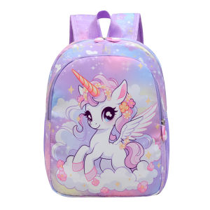MUXIAOHUAN | Cute Cartoon Kindergarten School Bag for Middle and Senior Grades Unicorn