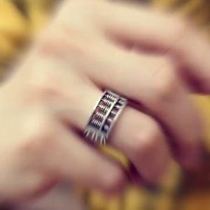 Cincin Sempoa Adjustable: Cincin Feng Shui Kekayaan & Unik Retro Vintage