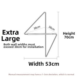 Minimalist Scandinavian Wall Corner Coat Rack