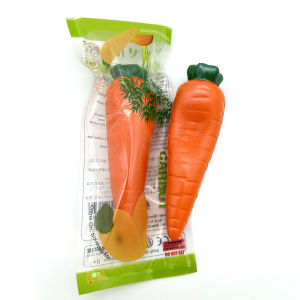 Areedy Toy Carrot Slow Rebound Stress Relief Toy for Children Squeezable Fun Creative Toy Suitable for Ages 3 And above