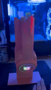 ชุดหูฟังเกมมิ่งไร้สาย Onikuma B90 หูแมวสีชมพู RGB ชุดหูฟังเกมมิ่งน่ารักสำหรับพีซี PS4