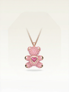 Swarovski | Teddy Bear Heart Necklace
