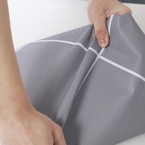 Waterproof floor sticker for bathroom wear-resistant self adhesive tile renovation thickened and non-slip floor wallpaper