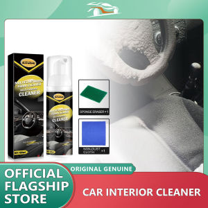 Rayhong Car Plastic Restorer Back To Black Gloss Car Cleaning Products Plastic Leather Restore Auto Polish And Repair Coating Renovator Foam Cleaner Spray Multi-purpose Anti-aging Cleaner Tools Car Interior Home Cleaning Foam For Car Interior Leather