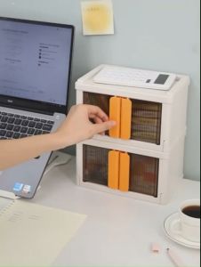 กล่องเก็บของพลาสติก Mini Wafer Box รุ่นจัดโต๊ะ สมุด ขนาดกะทัดรัด ระเบียบ ใส่ปากกา อเนกประสงค์