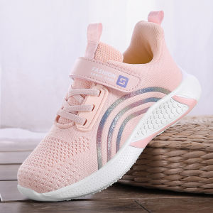 Princess Style Breathable Mesh Girls Shoes Spring Autumn Childrens Sports Sneakers Comfortable Casual Footwear for Girls