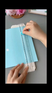 Child Safe Paper Cutter A4 Mini Size Bi-Directional Trimmer For School Student Craft