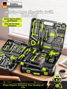 Zhipu | Multi-functional Home and Automotive Tool Kit with Electric Tools