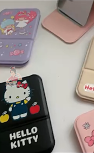 Kaca Cermin Lipat Sanrioo Kuromi Cinnamoroll HelloKitty Makeup Mirror