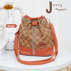 GFR - Jessy By Alfira Slingbag serut Tas selempang serut simpel terbaru bahan thickes motif