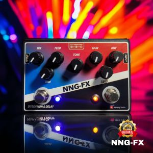 Efek Gitar Distorsi Delay Double 2 in 1 NNG-FX