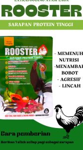 ROOSTER EXTRA FOODING AYAM LAGA ISI 16 BUTIR - sarapan untuk ayam