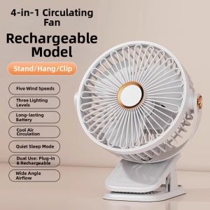 GUOQI | New Silent Clip Portable Fan