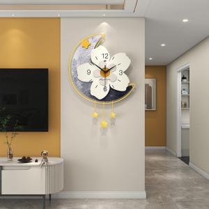 Modern Minimalist Wall Clock Silent No-hole Installation