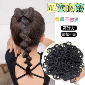 High Elasticity Black Thumb Hair Ties for Kids Baby Hair Bands Non-Damaging Hair Accessories Korean Style Girls Hair Bands