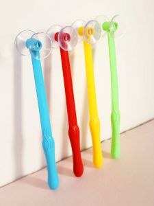 ท่อนไม้กวาดดูดด้านบนและด้านล่างสำหรับเด็ก ของเล่นการศึกษาแบบอินเทอรแอคตีฟ เกมการศึกษาในห้องเรียน กระแทกและดูด