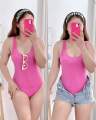 sando bodysuit knitted women's knitted body suit One piece bodysuit fits small to semi large. 