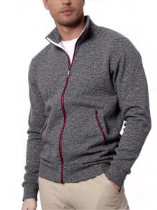 Men Zipper Jackets Standing Collar Sweatshirt Outdoor Streetwear Casual Coat Long Sleeve Coats Mens Clothing M-4XL