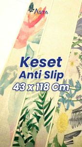 Alas Lantai - Keset Anti Slip Serap Air Tidak Licin - Premium - Ukuran 43x118 cm | Asta Homeware