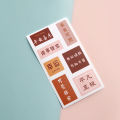 Cute Cartoon Water Bottle Cup Sticker Paper Drinking Water Plan Cup Sticker Waterproof Insulation Cup Sticker Hand Account Stickers Transparent Students' Stickers. 