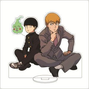 Bandai | 16CM Anime Mob Psycho 100 Reigen Arataka Kageyama Shigeo Ekubo Hanazawa Teruki Acrylic Hình Đứng Giáng Sinh Đồ Trang Trí Quà Tặng