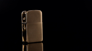 Zippo Brushed Brass 1941 Repli-ca Windproof Pocket Lighter ｜Zippo 1941B（ Lighter Without Fuel Inside )