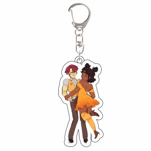 Bandai | for Fields of Mistria Balor Reina Hayden Two People Series Peripheral Acrylic Keychain Ornament Backpack Pendant Festival Gift