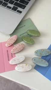 กิ๊บติดผม ทรงวงรี กิ๊บปากเป็ด กิ๊บติดผมหน้าม้าด้านข้าง เครื่องประดับผม สําหรับเด็กผู้หญิงน่ารัก 1 ชิ้น