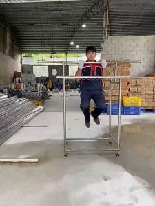 【รับน้ำหนัก800กก.】ราวตากผ้า ราวตากผ้าเหล็ก 200*60*165cm มั่นคง ทนทาน ประกอบง่าย น้ำหนักเบา แข็งแรงทนทาน คุ้มๆ ราวตากผ้าท่อเหล็ก ราวตากผ้าสแตนเลส ราวตากผ้าพับได้ ราวตากผ้าตัว ราวตากผ้าคอนโด ราวที่ตากผ้า