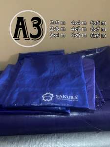 TERPAL PLASTIK SAKURA TYPE A3 UKURAN 2x3 METER