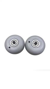 2PAK SANDWALKER 9-inch PU Balloon Wheels for Beach Carts Kayak Carts and Specialized Replacement Wheels (Hand Pumper Included)