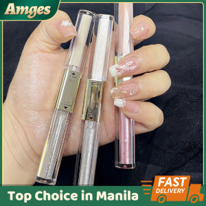 Double Head Liquid Eyeshadow Concealer Shimmer Eye Makeup Long Lasting Brighten Glitter Pearlescent