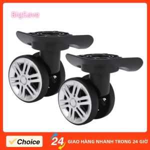 1 Cặp Bánh Xe Xoay Bằng Nhựa Cho Hành Lý Tắt Tiếng Hàng Đôi Vali Bánh Xe Thay Thế Bánh Xe Cho Túi Du Lịch Bánh Xe